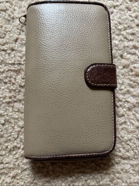 Beige and Brown  Wallet